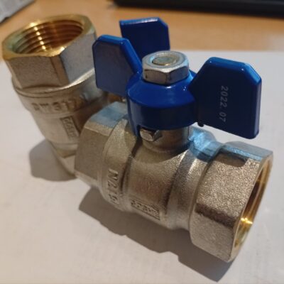 1 " BB fix golyóscsap kék