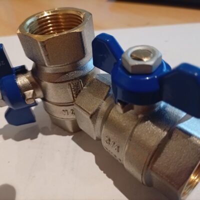 3/4 " BB fix golyóscsap kék