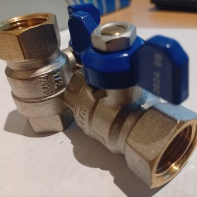 1/2" BB fix golyóscsap kék